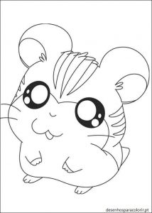 Read more about the article Hamtaro para colorir 01